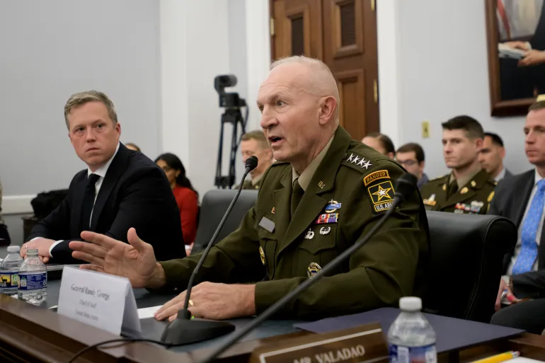 ژنرال رندی جورج رئیس برکنار شده ستاد ارتش آمریکا