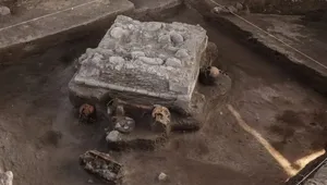 کشف محراب هزارساله با جمجمه‌های انسانی در مسیر قطار مکزیک