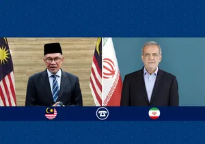 دعوت پزشکیان از نخست وزیر مالزی برای سفر به تهران