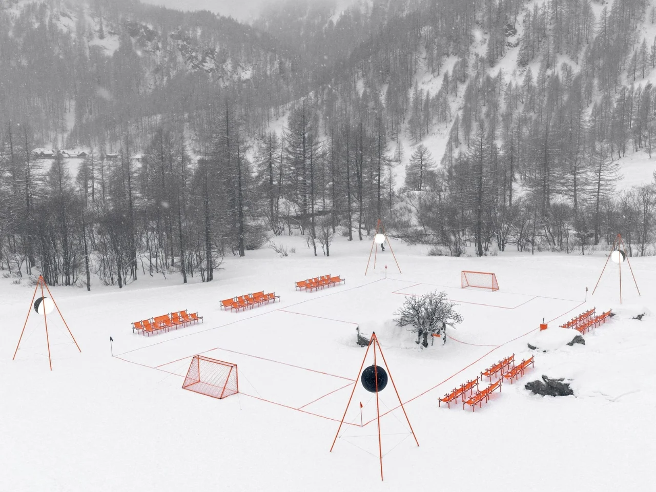 نمایی از استادیوم سیار نایکی نمایی از استادیوم سیار نایکی