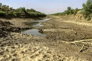 یک تالاب عظیم در ایران خشک شد(+عکس)