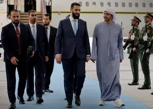 سفر الشرع به امارات