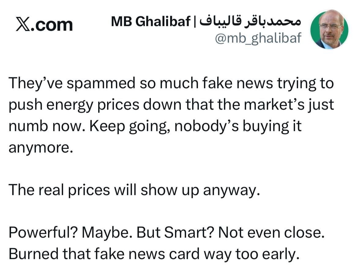 توییت قالیباف توییت قالیباف