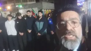 تیم ملی تکواندو در تجمات شبانه مردمی